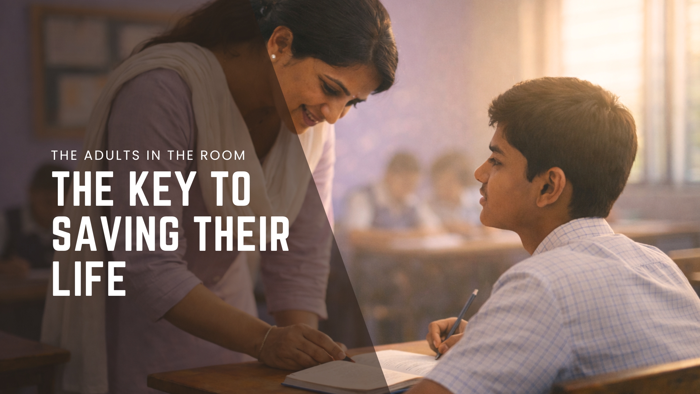 The Adults in the Room: The Key to Saving Their Lives